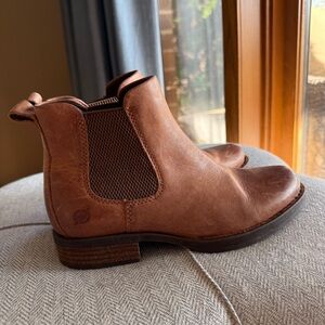 Born Brown Leather Ankle Boots